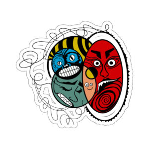 Faces Kiss-Cut Stickers