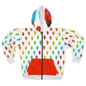 Icecream Unisex Zip Hoodie (AOP)