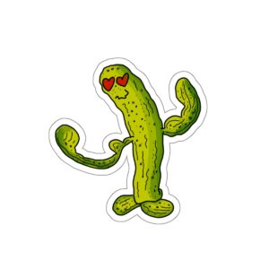 The Buffest Pickle Kiss-Cut Stickers