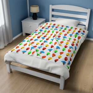 Ice Cream Velveteen Plush Blanket