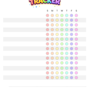 Kids Chore Tracker, Goal Setting, & Weekly Planner (PDF Template)