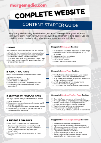 complete-website-content-checklist-margemedia.com